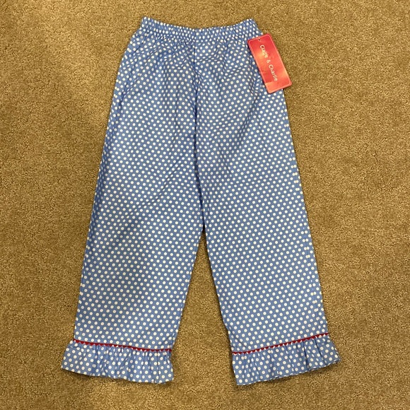 Claire & Charlie Polka Dot Pants Girls Size 6X - Picture 1 of 3